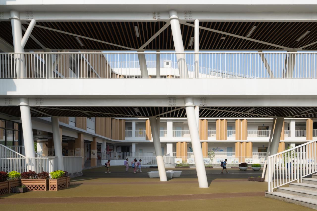 BIM建筑|成长阶梯，无界校园：杭州市上塘单元小学 / 浙江大学建筑设计研究院