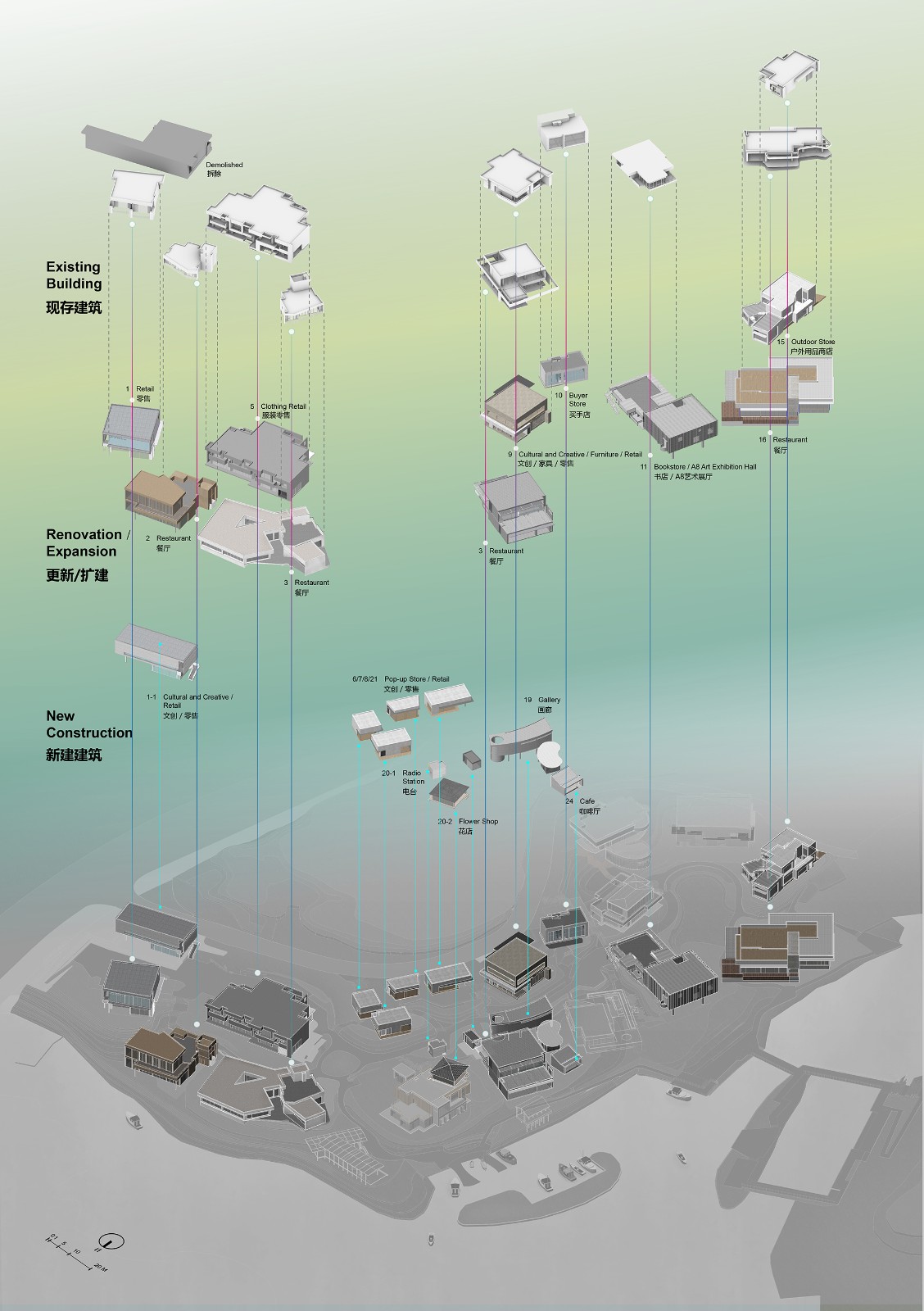 BIM建筑|麓湖CPI岛 / 几里建筑