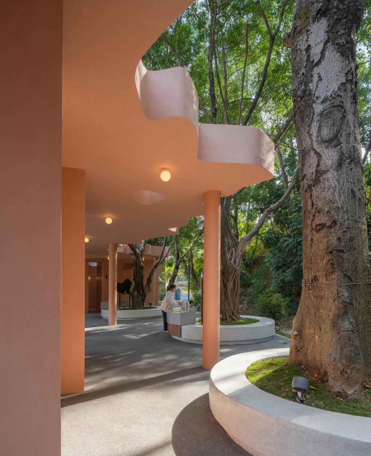 BIM建筑|绯影.驿站：石芽岭公园配套 / Studio 10