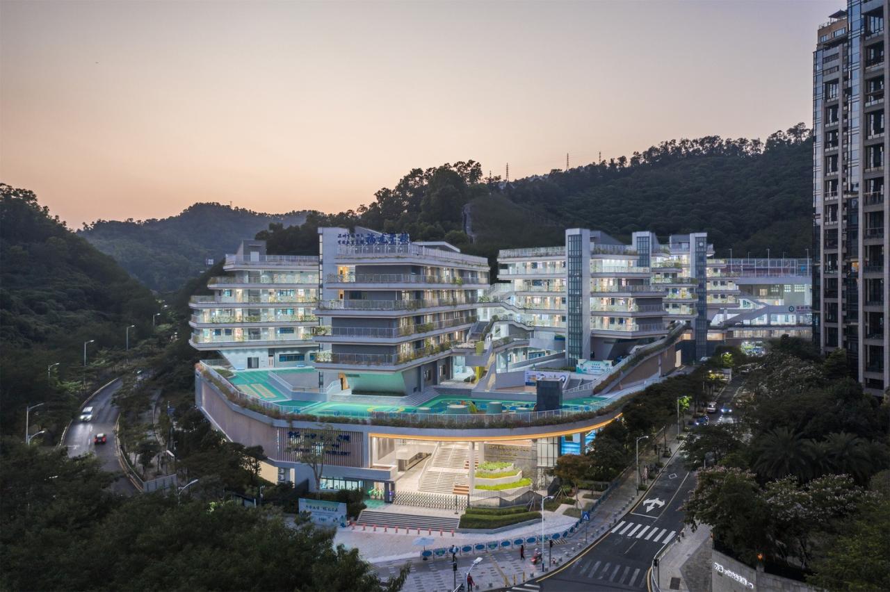 BIM建筑|“上山”校园：深圳福田实验教育集团侨香学校·北校区 / 申都设计
