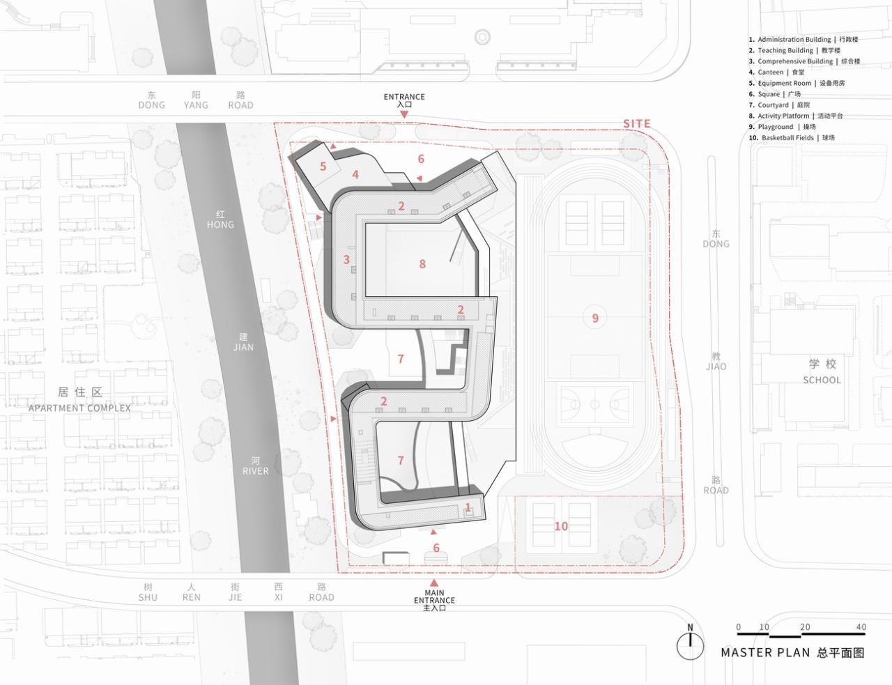 BIM建筑|成长阶梯，无界校园：杭州市上塘单元小学 / 浙江大学建筑设计研究院