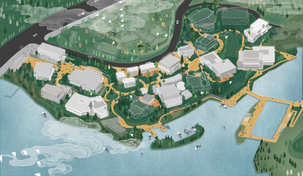 BIM建筑|麓湖CPI岛 / 几里建筑