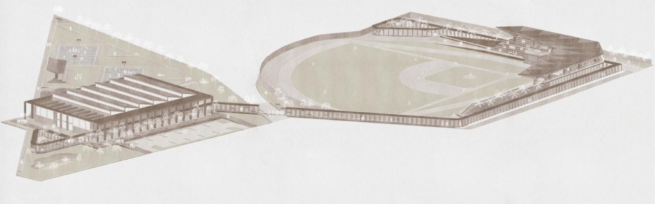 BIM建筑|Manuel Vargas Iziquierdo 棒球场与体育中心 / Bernardo Quinzaños + CCA Centro de Colaboración Arquitectónica