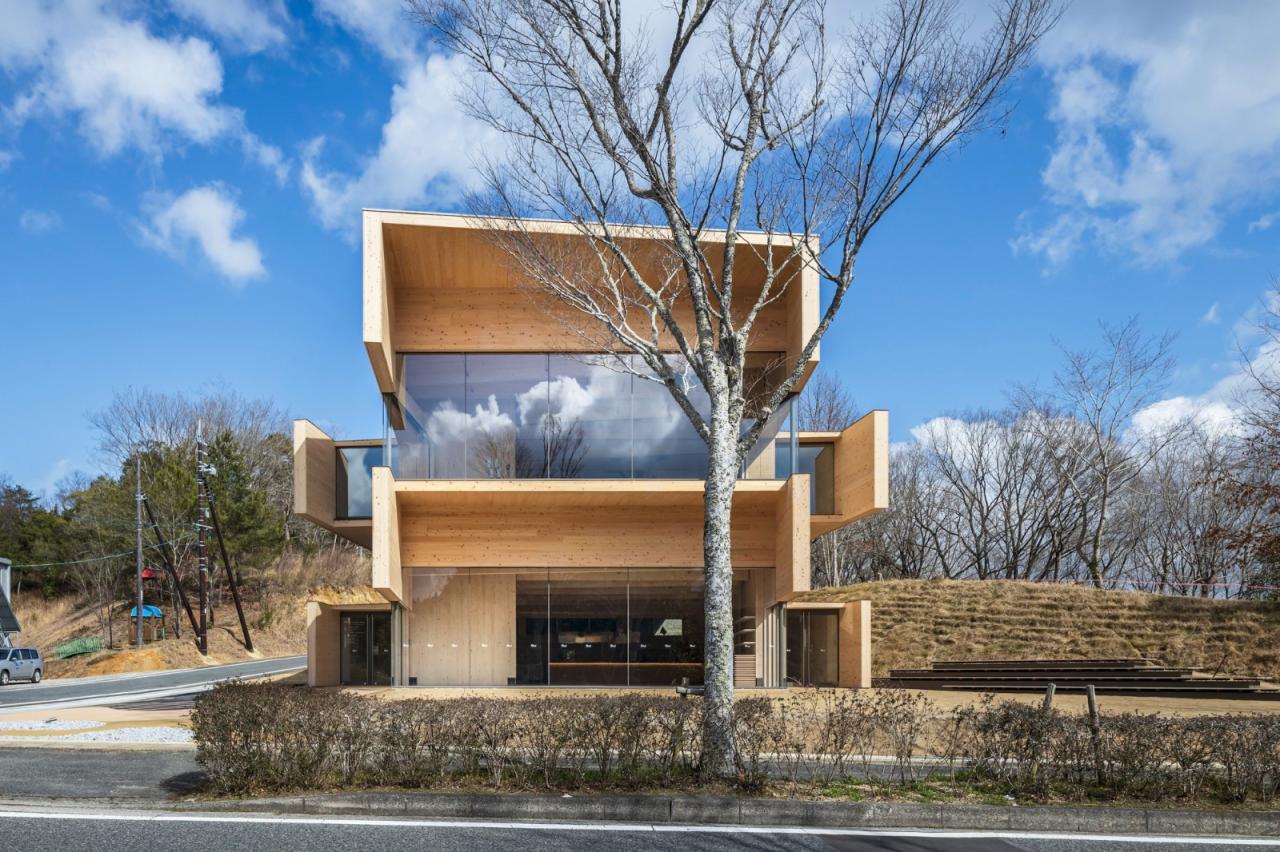 BIM建筑|Kibi Kogen N 广场 / 隈研吾建筑都市设计事务所