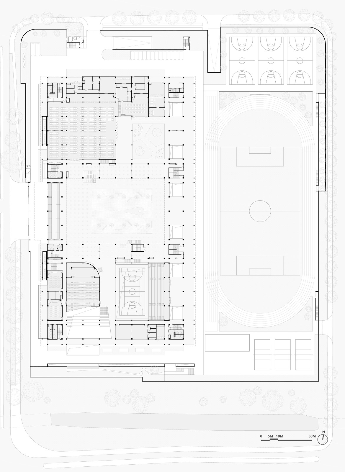 BIM建筑|仙林学校 / 雁飞建筑事务所