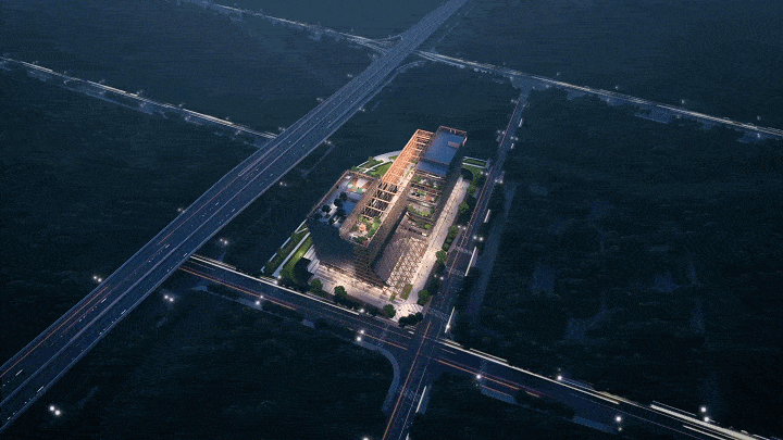 BIM建筑|城市绿谷：寿仙谷 • 数智健康综合体设计竞标方案 / LEAP