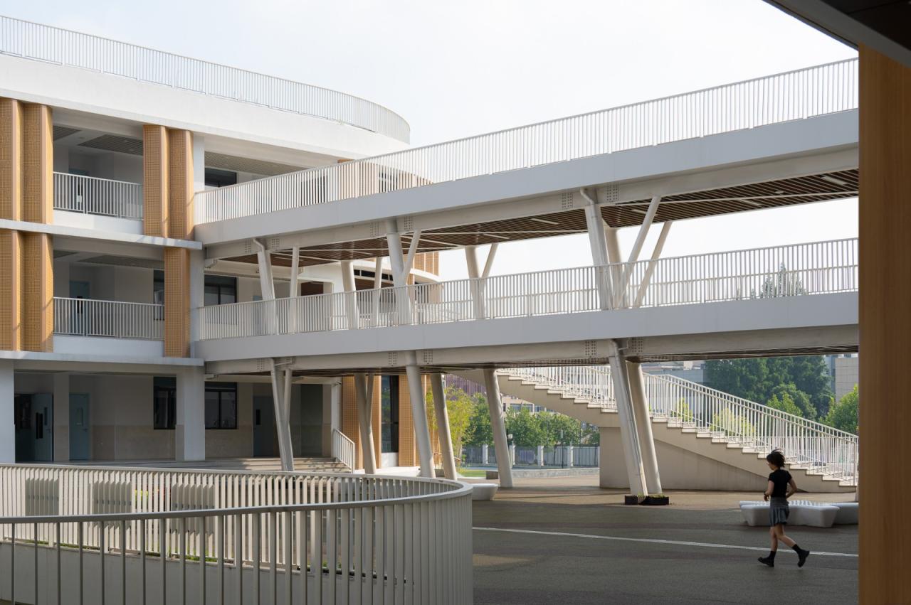 BIM建筑|成长阶梯，无界校园：杭州市上塘单元小学 / 浙江大学建筑设计研究院