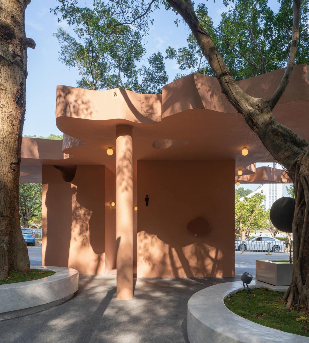 BIM建筑|绯影.驿站：石芽岭公园配套 / Studio 10