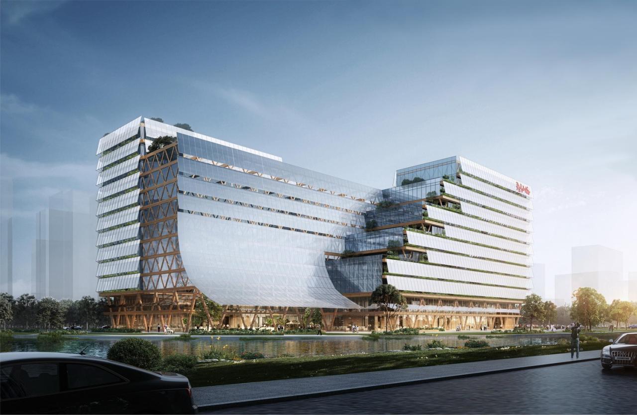 BIM建筑|城市绿谷：寿仙谷 • 数智健康综合体设计竞标方案 / LEAP