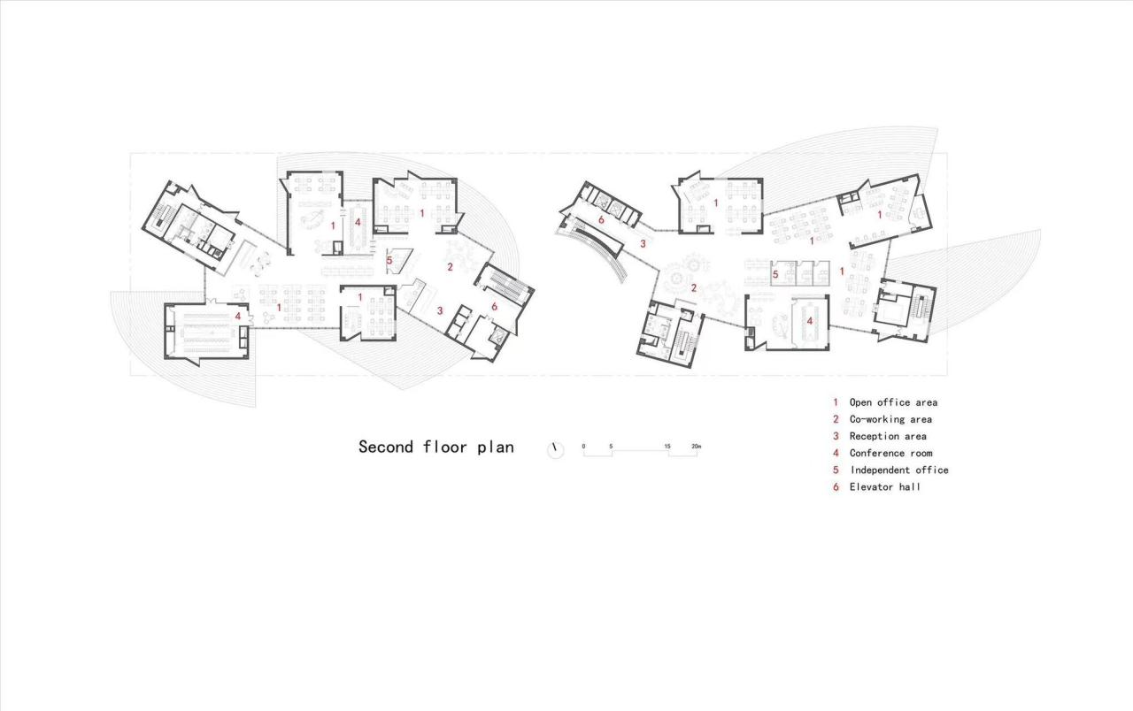 BIM建筑|湖南广电芒果马栏山广场 / 地方工作室