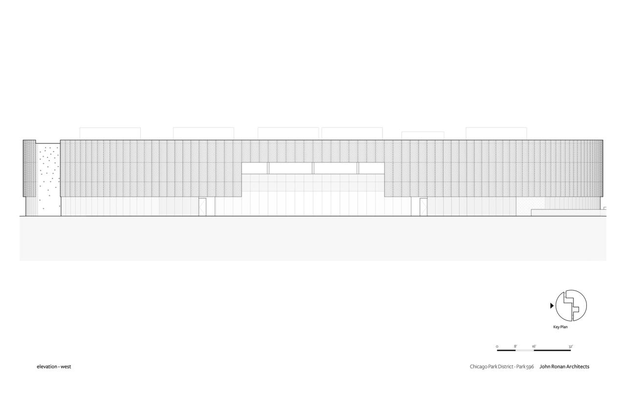 BIM建筑|芝加哥公园区总部和体育馆 / John Ronan Architects