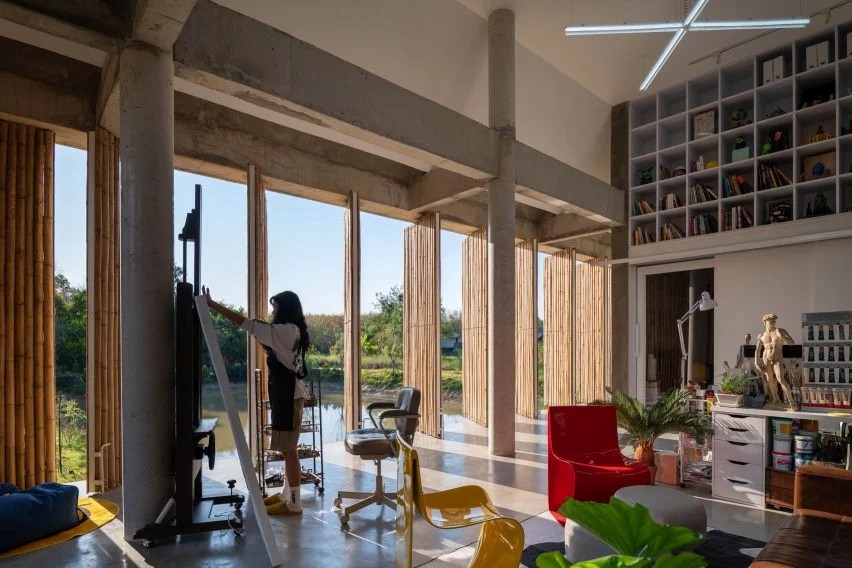 BIM建筑|泰国11.29工作室设计竹屏风建筑