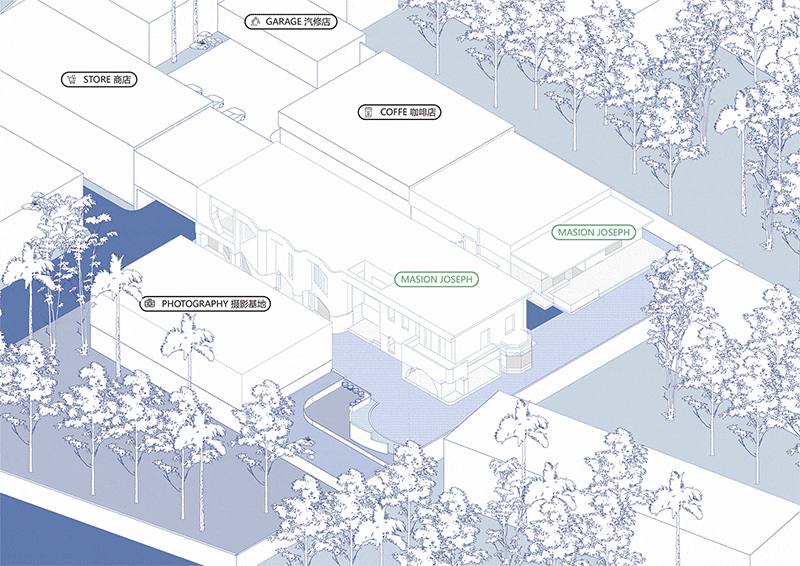 BIM建筑|Maison Joseph 滨江旗舰店 / 森上建筑