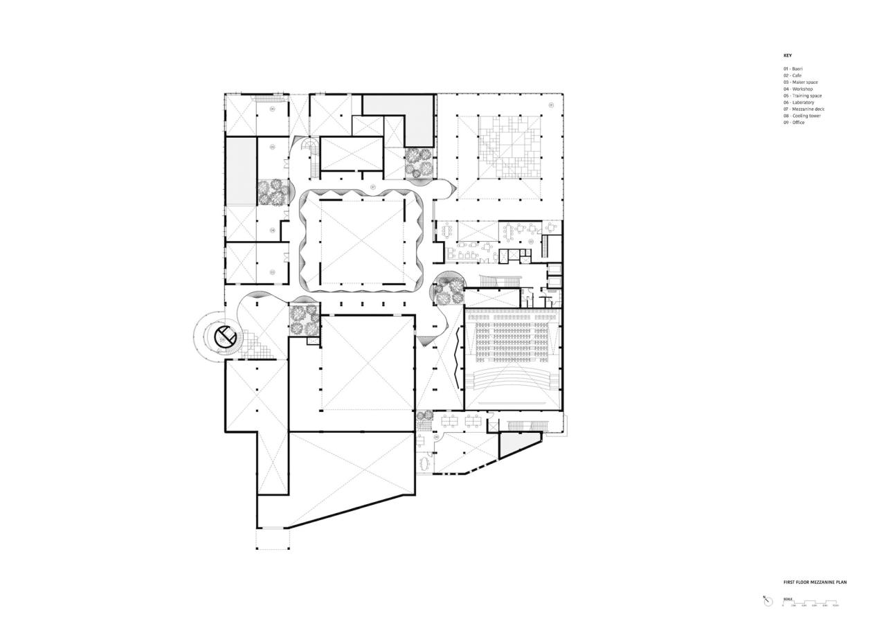 BIM建筑|第三空间文化学习中心 / Studio Saar