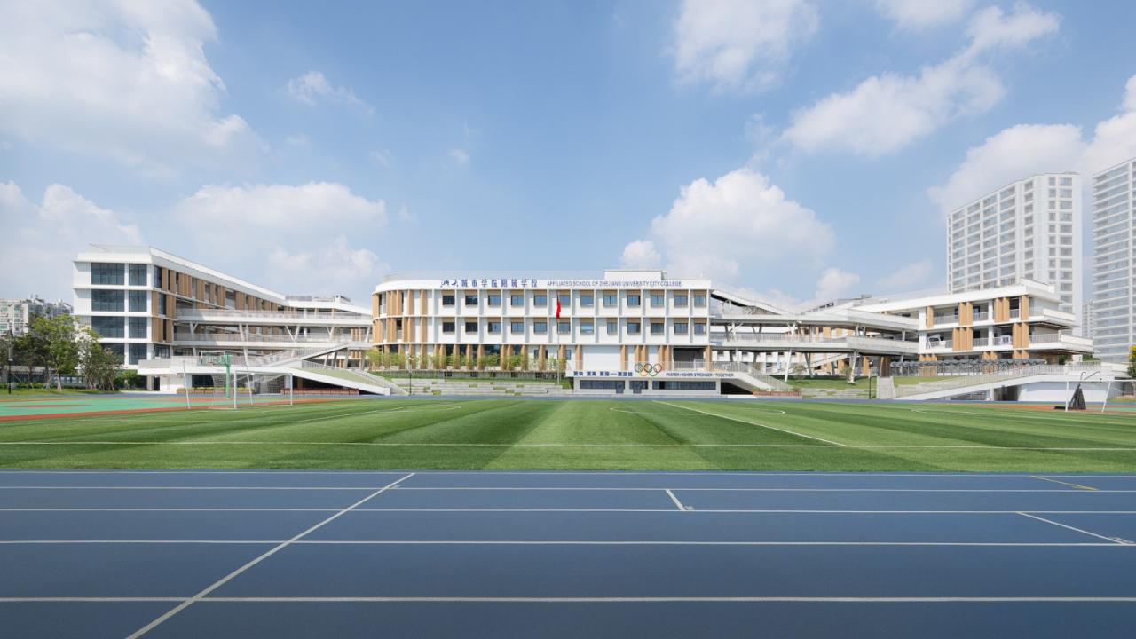 BIM建筑|成长阶梯，无界校园：杭州市上塘单元小学 / 浙江大学建筑设计研究院