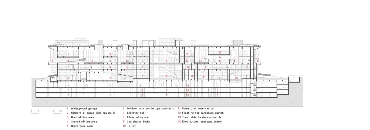 BIM建筑|湖南广电芒果马栏山广场 / 地方工作室