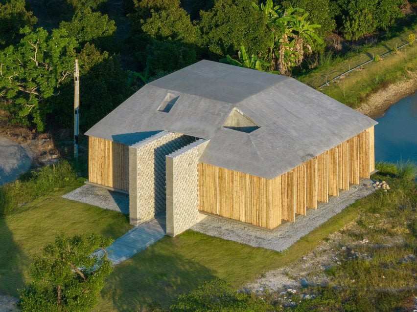 BIM建筑|泰国11.29工作室设计竹屏风建筑