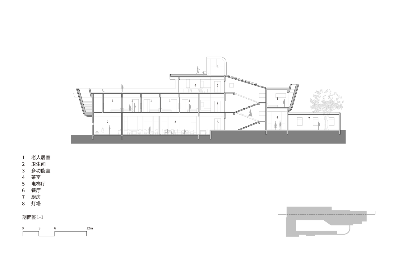 BIM建筑|孤岛浮舟：舟山柴山岛托老所 / 孟凡浩-line+建筑事务所