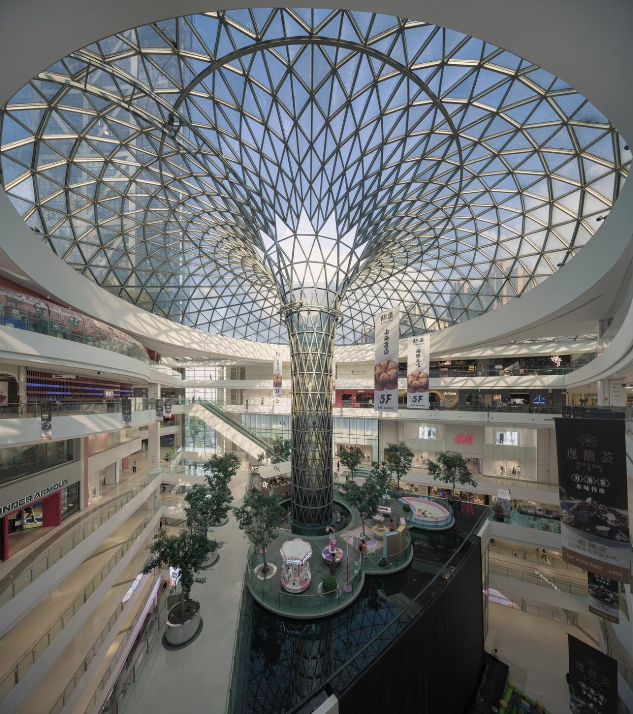 BIM建筑|在上海市中心营造“垂直城市绿洲”：LuOne凯德晶萃广场 / 萨夫迪建筑事务所