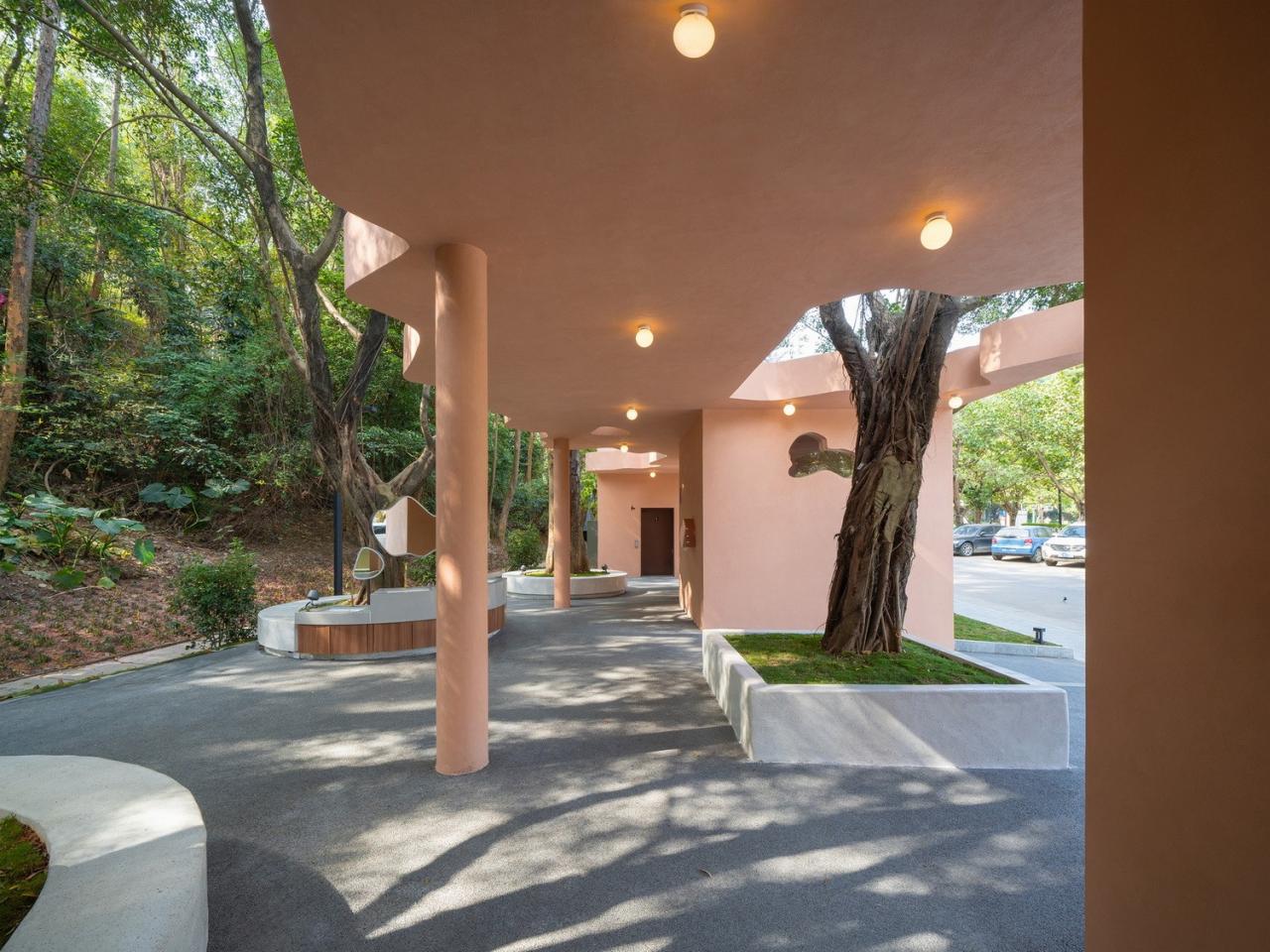 BIM建筑|绯影.驿站：石芽岭公园配套 / Studio 10