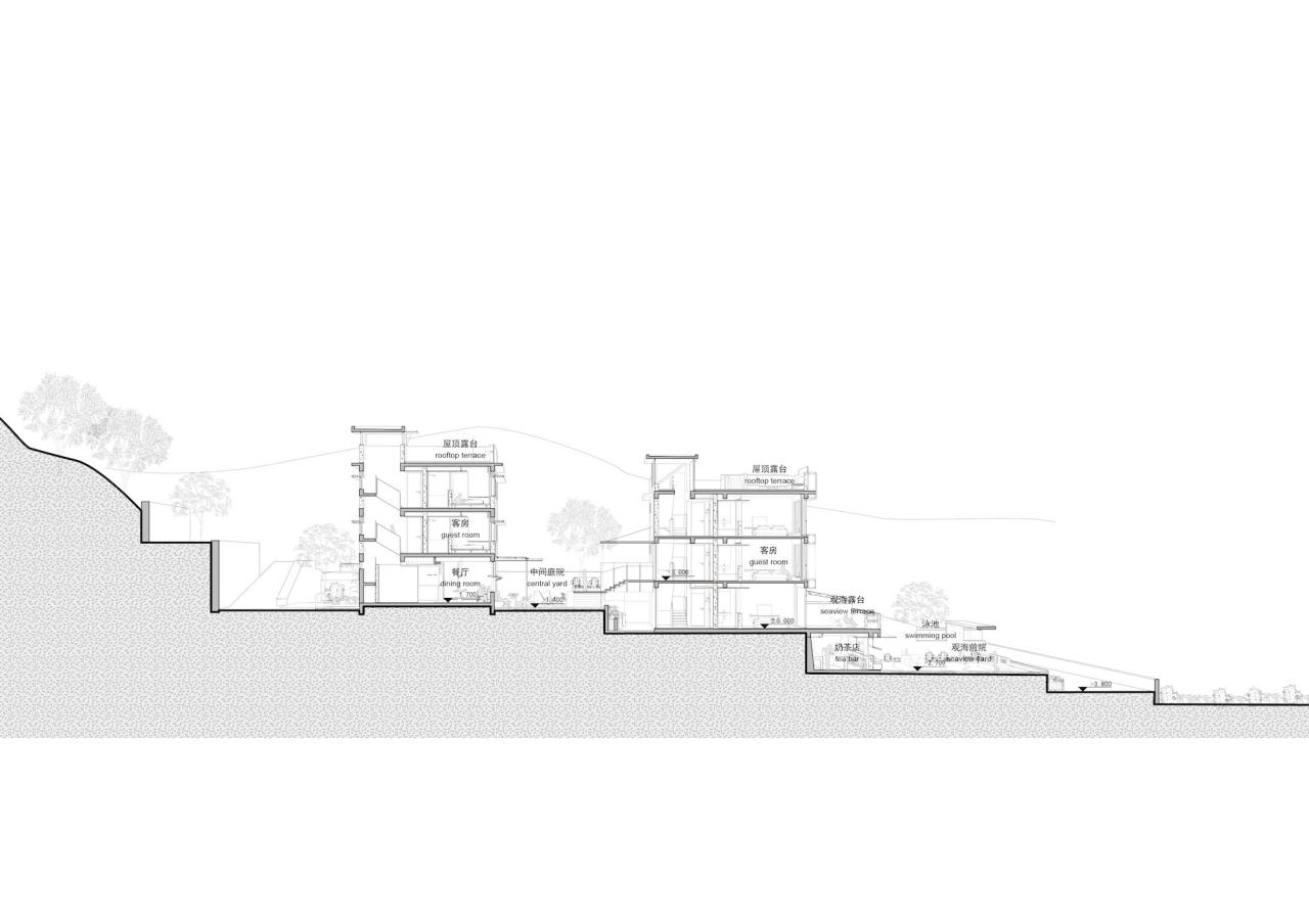 BIM建筑|舟山海街11号民宿二期 / MAT超级建筑
