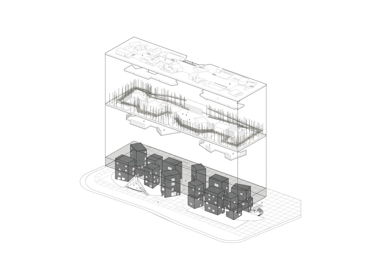 BIM建筑|湖南广电芒果马栏山广场 / 地方工作室