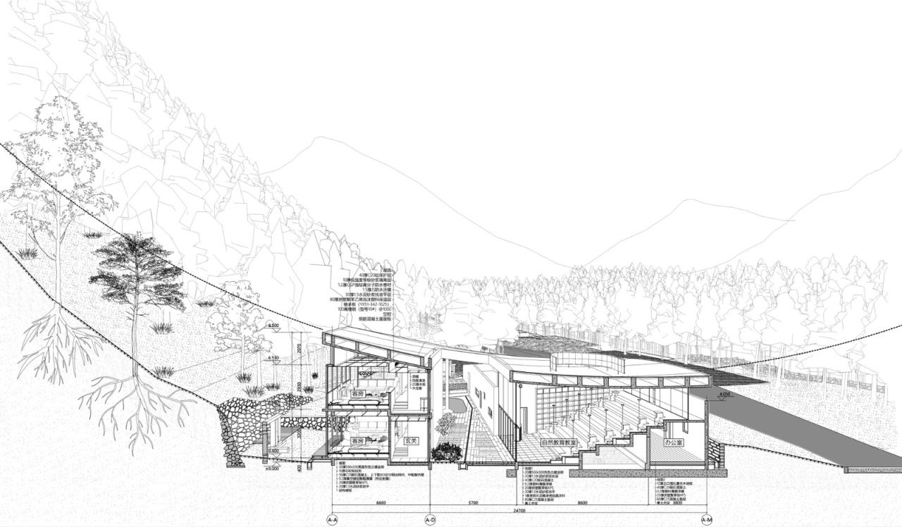 BIM建筑|唐家河自然教育中心 / 合造社建筑设计