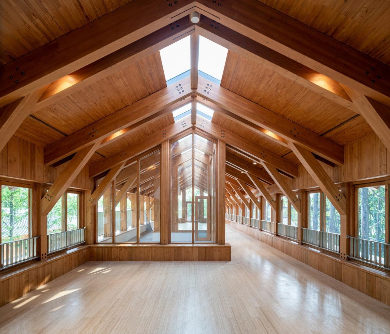 BIM建筑|上海长宁环城生态公园带市民服务驿站 / 致正建筑工作室 + 冶是建筑