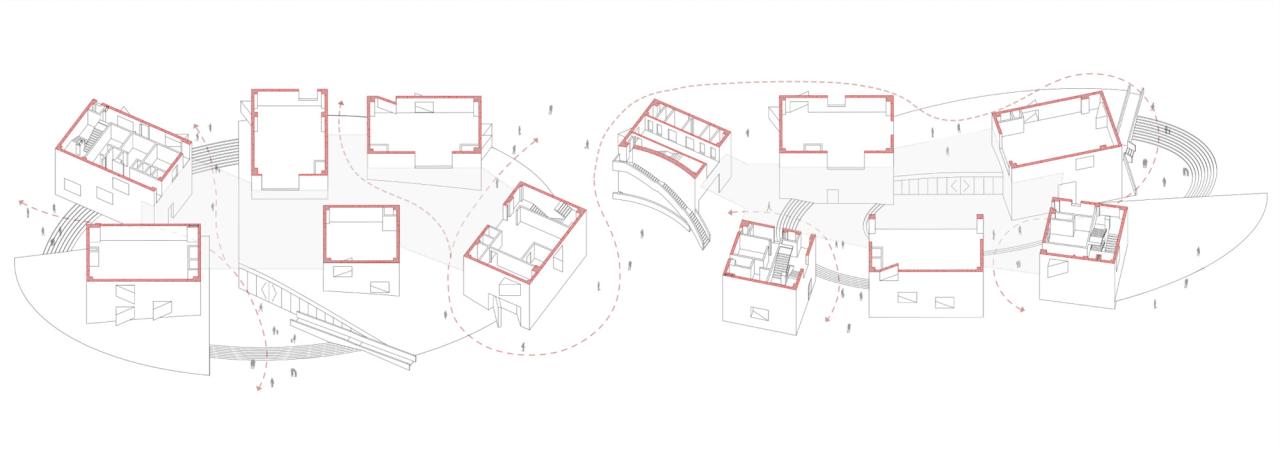 BIM建筑|湖南广电芒果马栏山广场 / 地方工作室