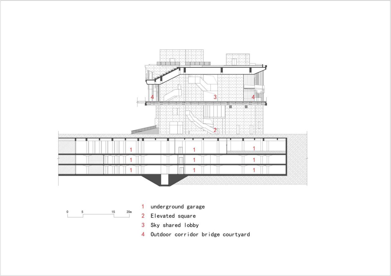 BIM建筑|湖南广电芒果马栏山广场 / 地方工作室