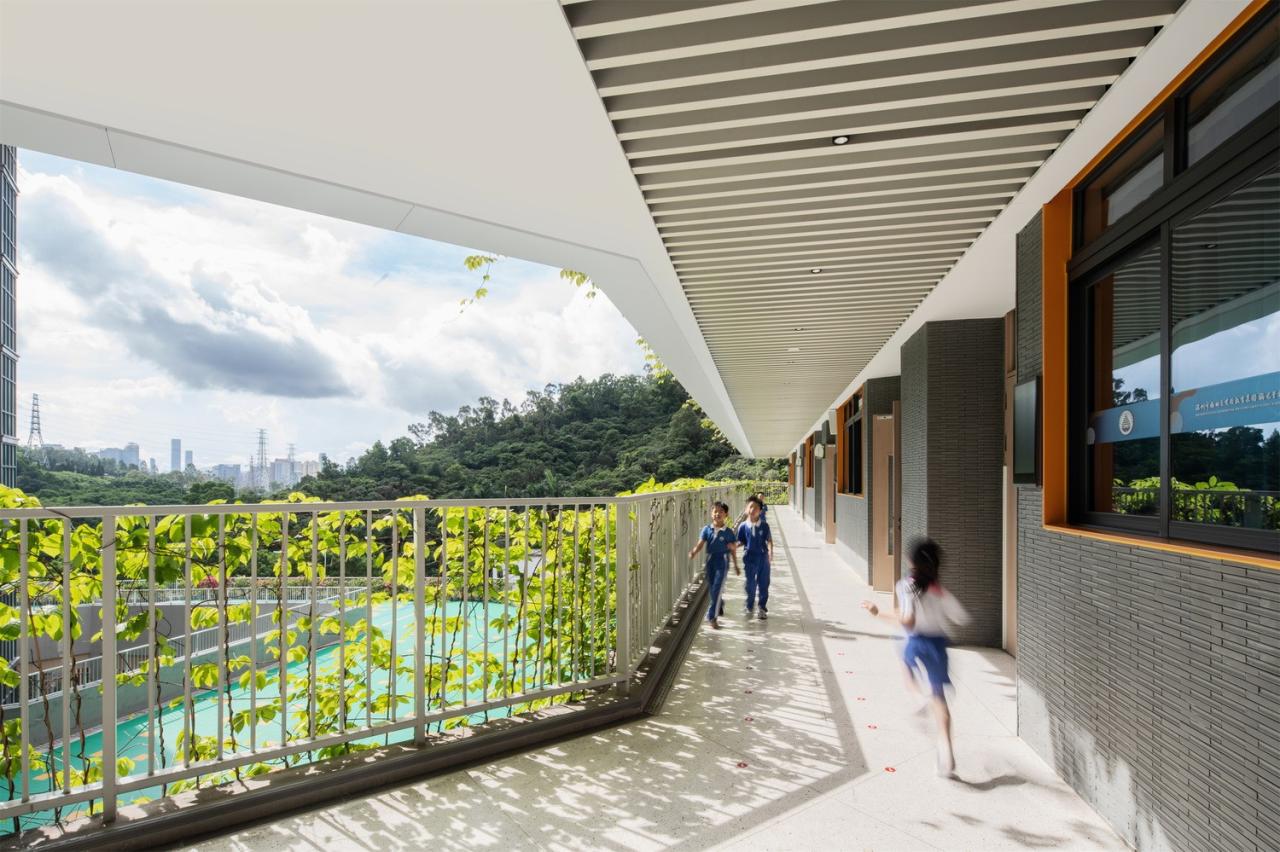 BIM建筑|“上山”校园：深圳福田实验教育集团侨香学校·北校区 / 申都设计