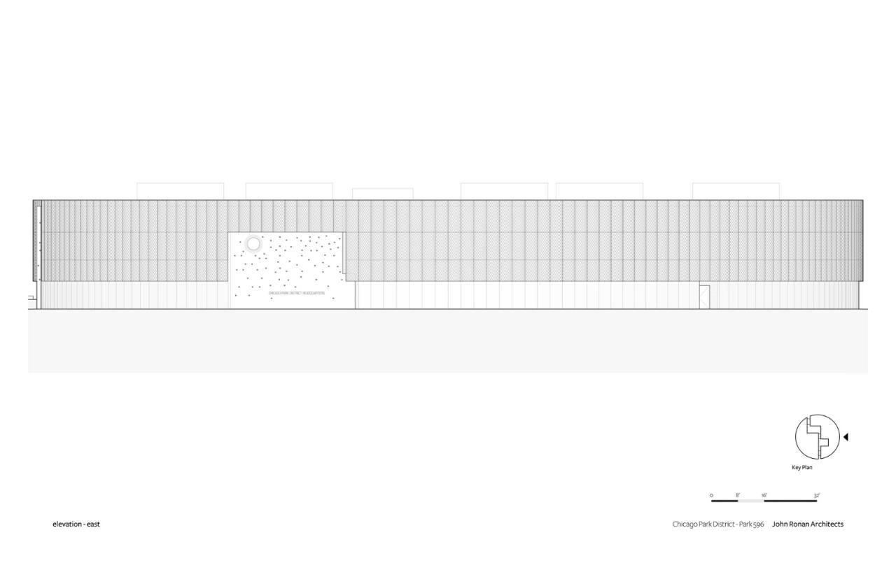BIM建筑|芝加哥公园区总部和体育馆 / John Ronan Architects
