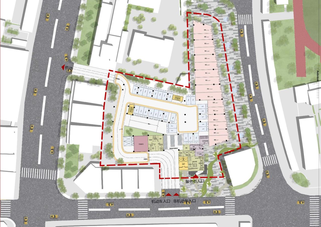 BIM建筑|洪梅镇中心区停车楼：小镇“边角地”的重生 / 森磊国际