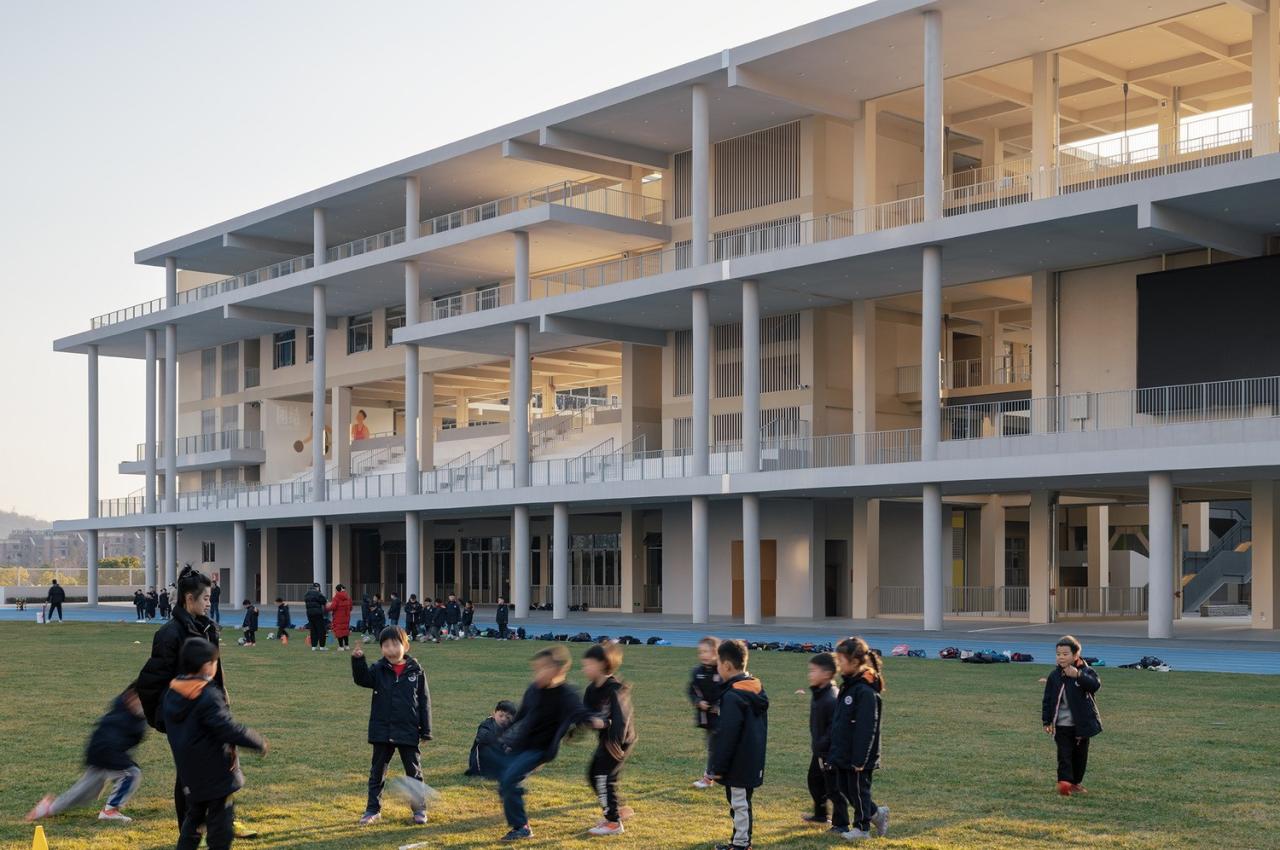 BIM建筑|仙林学校 / 雁飞建筑事务所