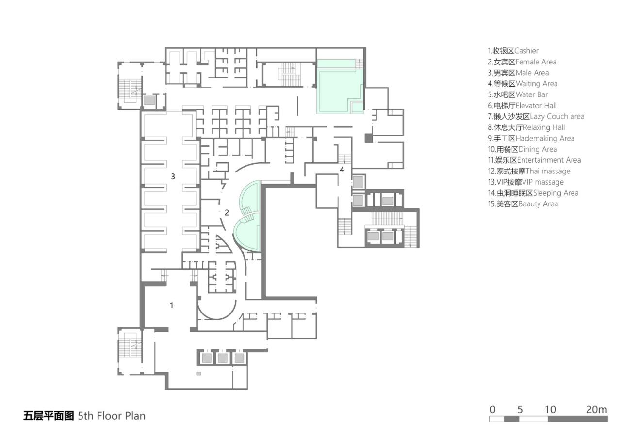 BIM建筑|深圳熹汤水疗中心 / 物柔研究所