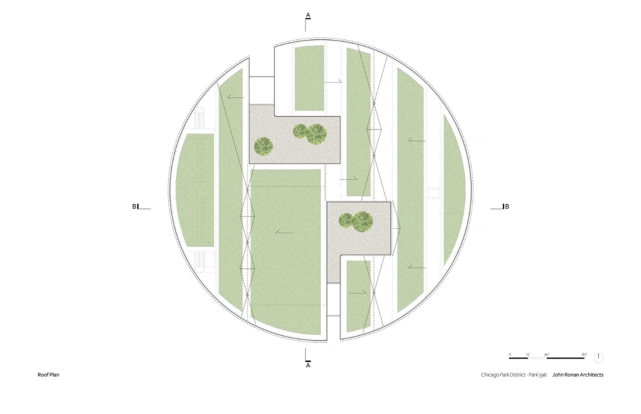 BIM建筑|芝加哥公园区总部和体育馆 / John Ronan Architects