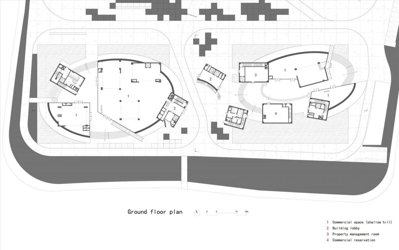 BIM建筑|湖南广电芒果马栏山广场 / 地方工作室