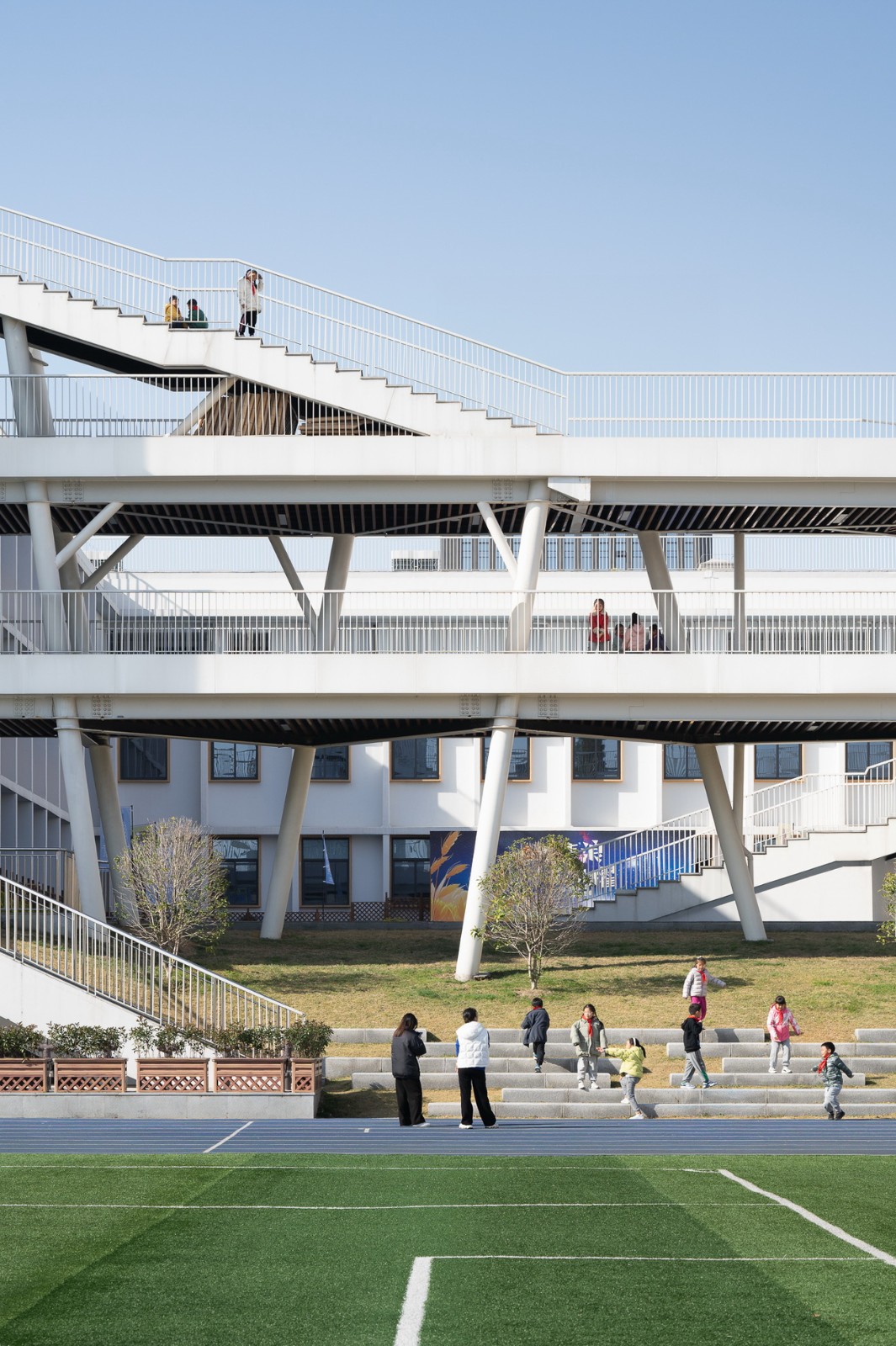 BIM建筑|成长阶梯，无界校园：杭州市上塘单元小学 / 浙江大学建筑设计研究院