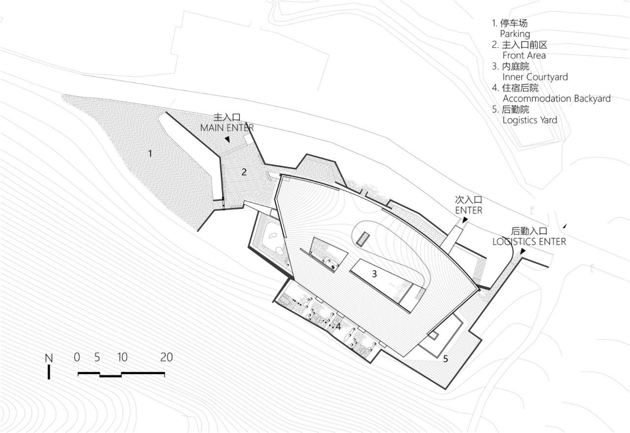BIM建筑|唐家河自然教育中心 / 合造社建筑设计