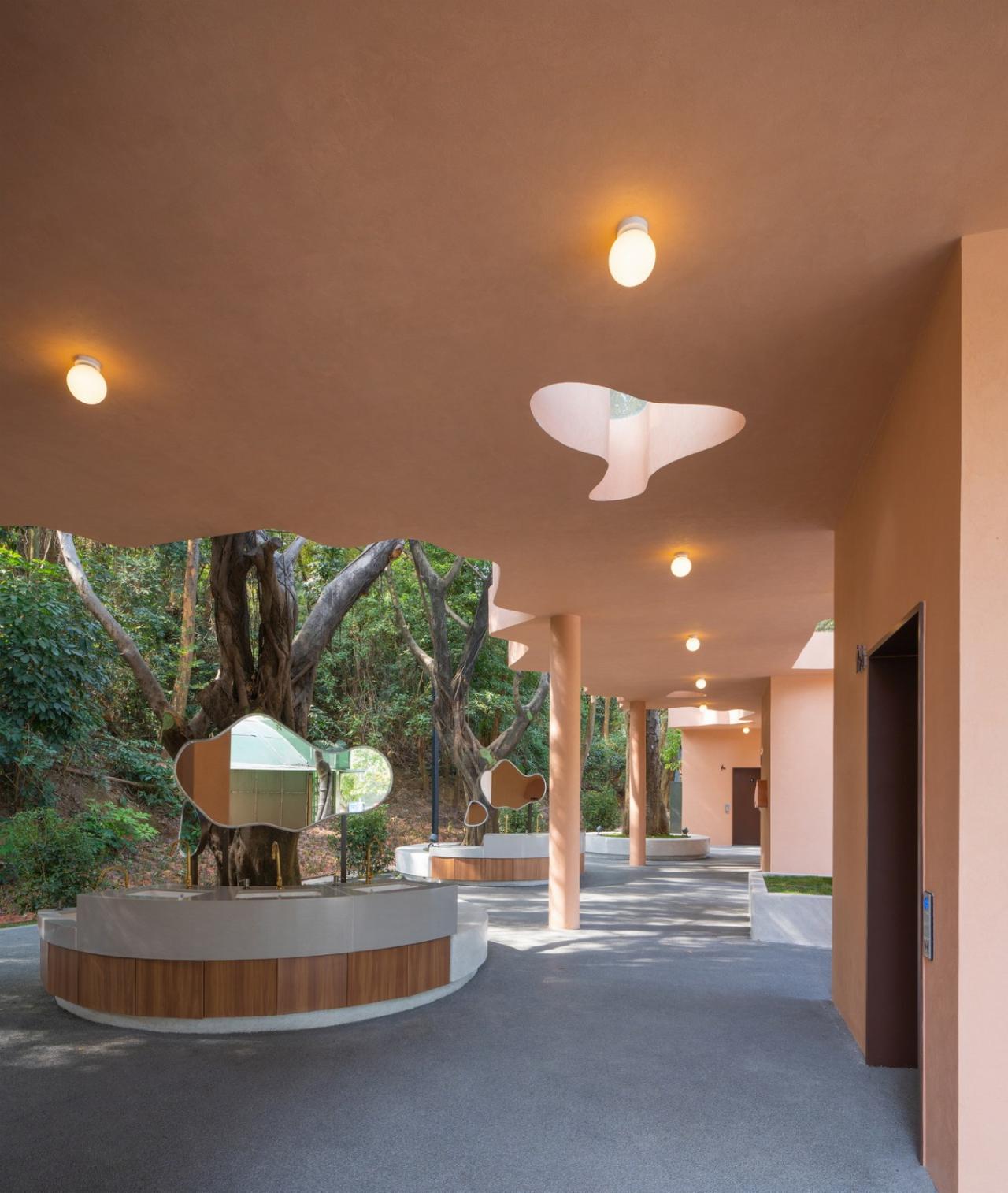 BIM建筑|绯影.驿站：石芽岭公园配套 / Studio 10