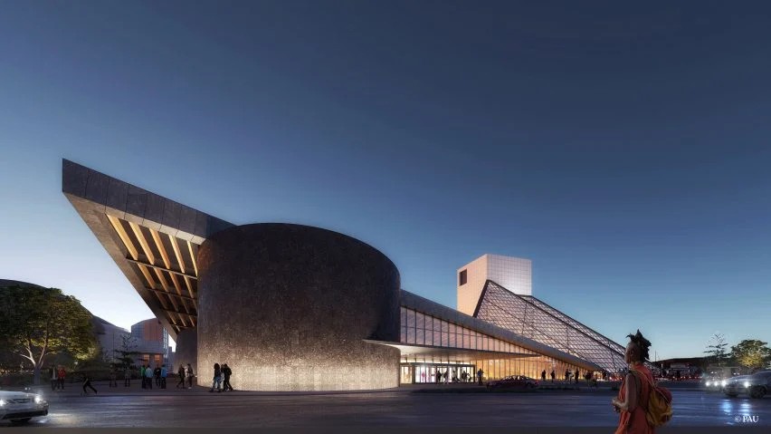 BIM建筑|PAU扩建贝聿铭的摇滚名人堂