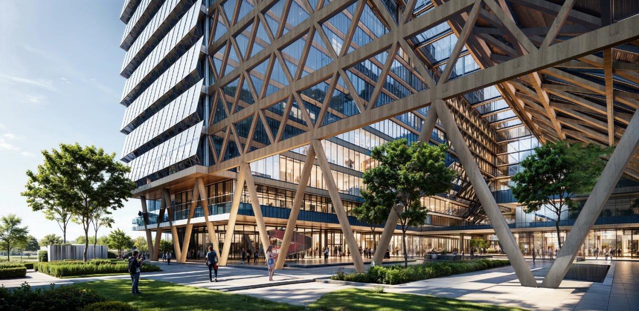 BIM建筑|城市绿谷：寿仙谷 • 数智健康综合体设计竞标方案 / LEAP