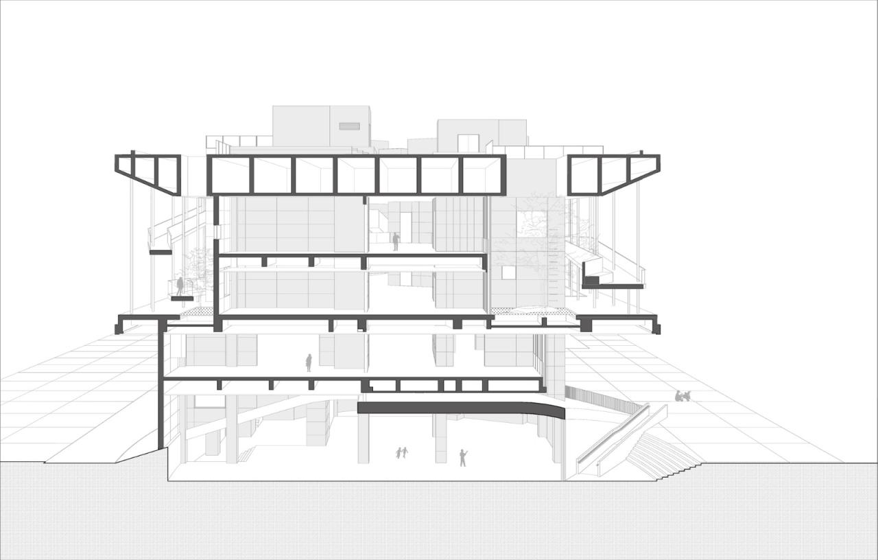 BIM建筑|湖南广电芒果马栏山广场 / 地方工作室