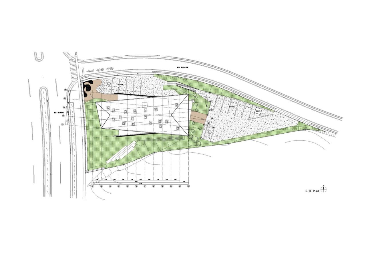 BIM建筑|Kibi Kogen N 广场 / 隈研吾建筑都市设计事务所