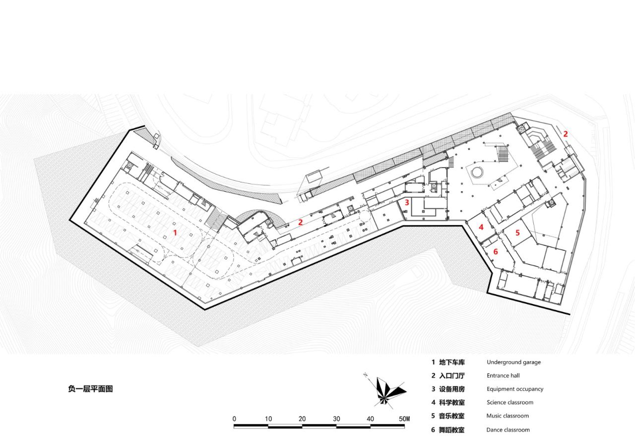 BIM建筑|“上山”校园：深圳福田实验教育集团侨香学校·北校区 / 申都设计