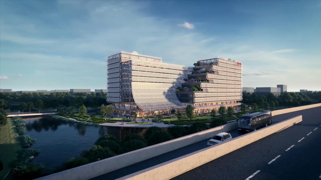 BIM建筑|城市绿谷：寿仙谷 • 数智健康综合体设计竞标方案 / LEAP