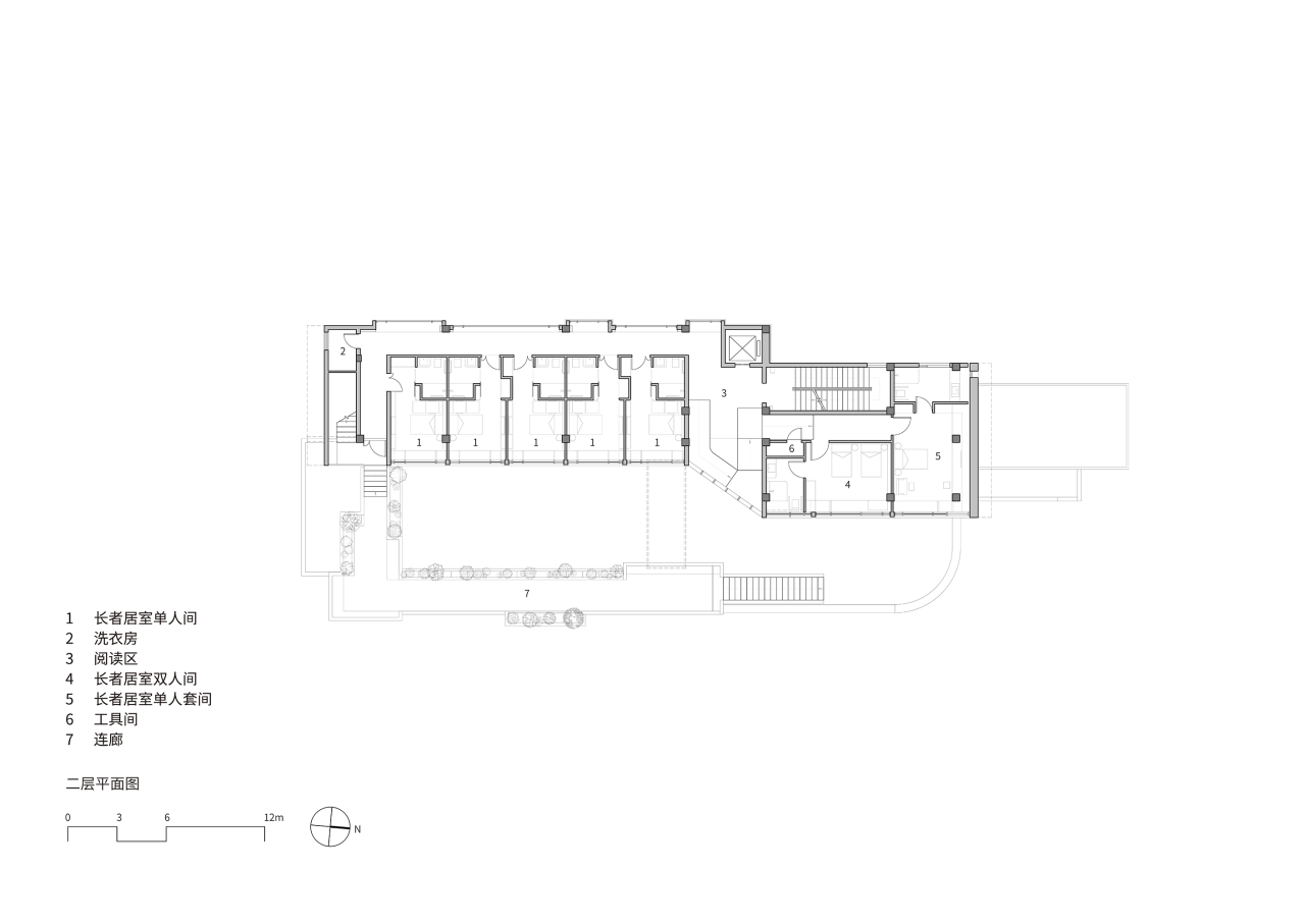 BIM建筑|孤岛浮舟：舟山柴山岛托老所 / 孟凡浩-line+建筑事务所