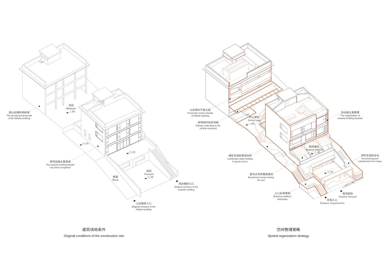 BIM建筑|舟山海街11号民宿二期 / MAT超级建筑