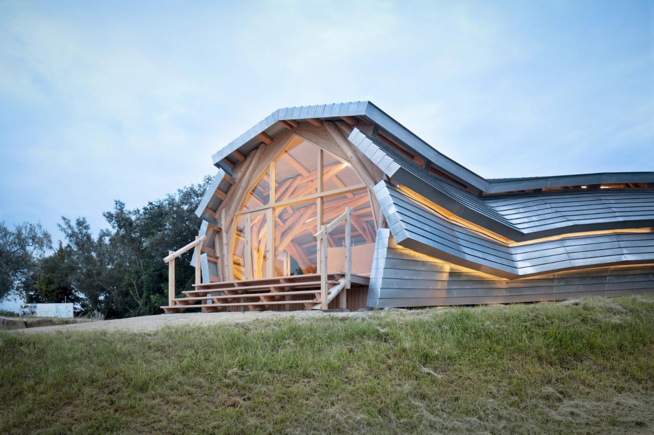 BIM建筑|小豆岛门户休息室 / VUILD Inc.