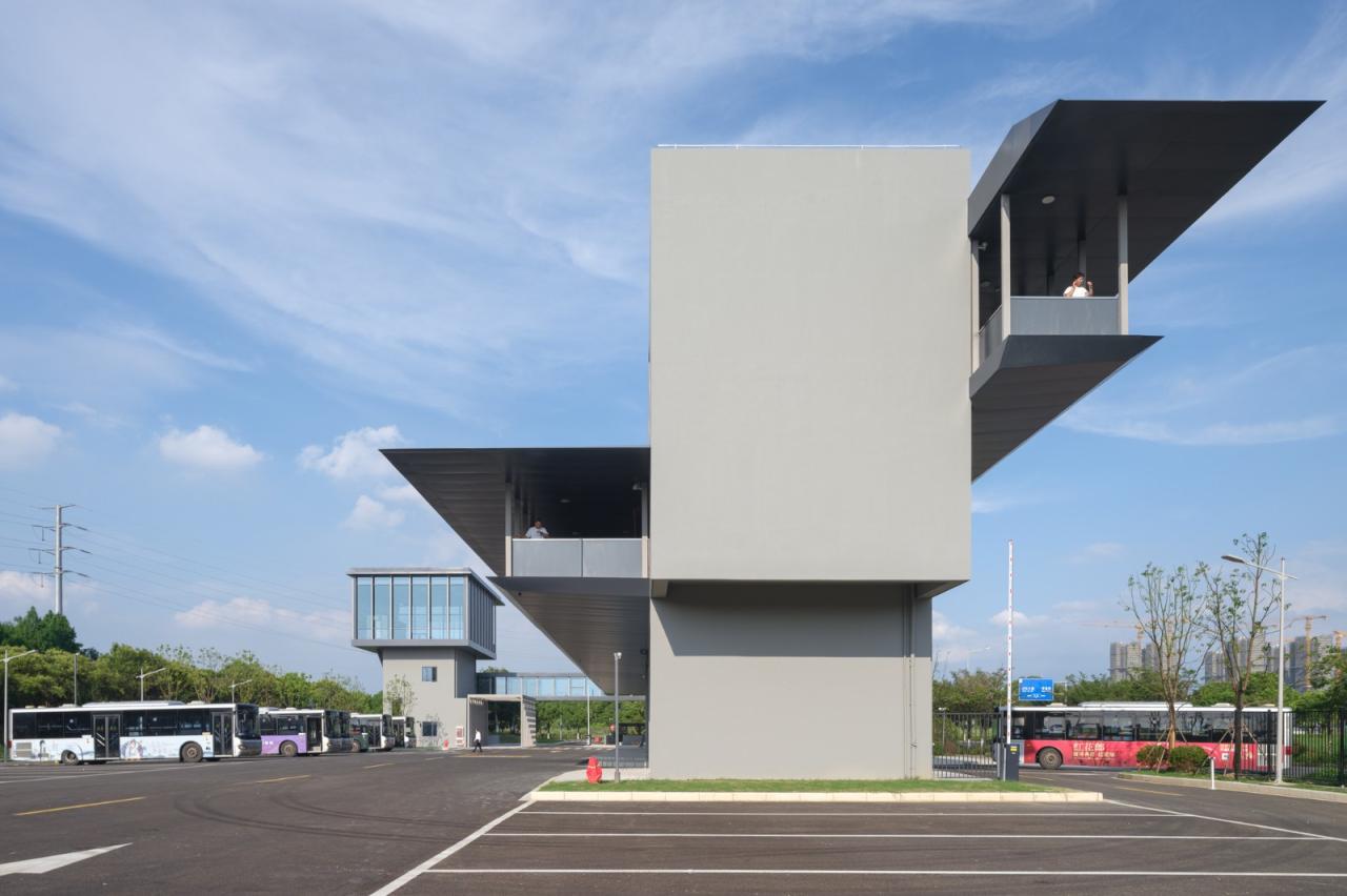 BIM建筑|昆山杜克大学公交首末站 / 阿科米星建筑设计事务所